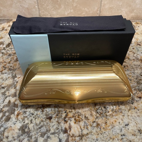 THE ROW - EYEVAN COLLABORATION FLYNN NAVY TITANIUM SUNGLASSES - Picture 16 of 16